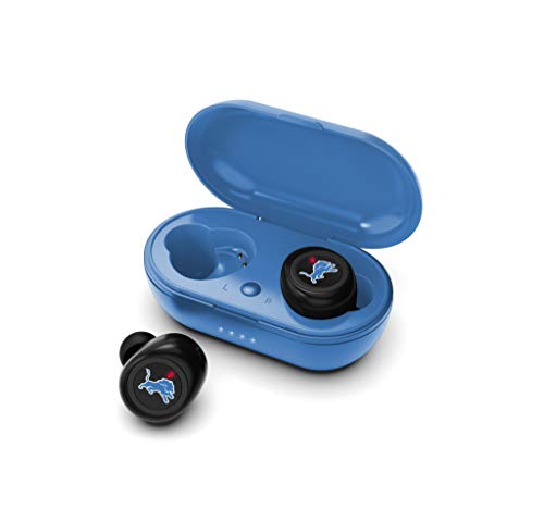 NFL Detroit Lions True Wireless Earbuds, Team Color - 757 Sports Collectibles