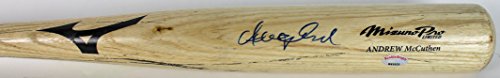 Pirates Andrew McCutchen Signed Game Used Rookie Baseball Bat PSA Rookiegraph - 757 Sports Collectibles