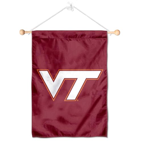 Virginia Tech Hokies VT Logo Banner for Windows Doors and Walls - 757 Sports Collectibles