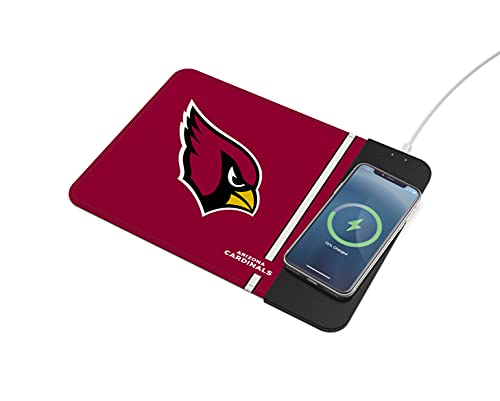 SOAR NFL Wireless Charging Mouse Pad, Arizona Cardinals - 757 Sports Collectibles