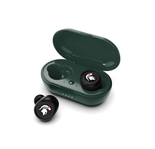 NCAA Michigan State Spartans True Wireless Earbuds, Team Color - 757 Sports Collectibles