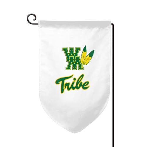 College Of William And Mary Logo Garden Flag - Double Sided Banners For Outdoor Indoor Home Garden Yard Decorations - 757 Sports Collectibles