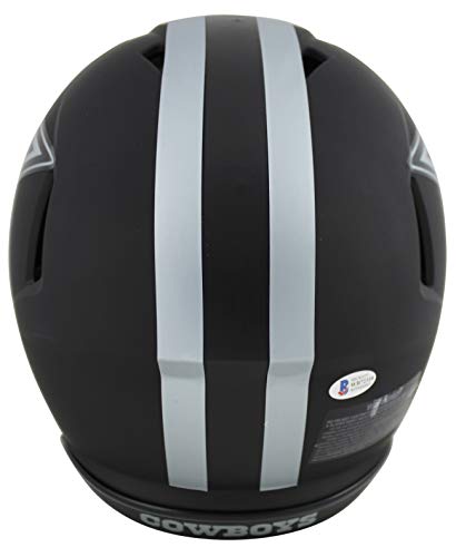Cowboys Ezekiel Elliott Signed Eclipse Proline F/S Speed Helmet BAS Witnessed - 757 Sports Collectibles