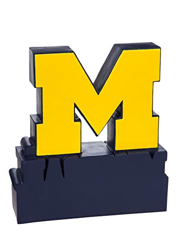 Team Sports America NCAA University of Michigan Fun Colorful Mascot Statue 12 Inches Tall - 757 Sports Collectibles