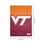 FOCO NCAA Virginia Tech Hokies Unisex Double Sided 40' x 28' Team Logo Vertical Flag, Vertical 40' x 28', One Size - 757 Sports Collectibles