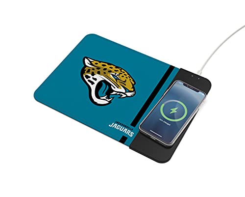 SOAR NFL Wireless Charging Mouse Pad, Jacksonville Jaguars - 757 Sports Collectibles