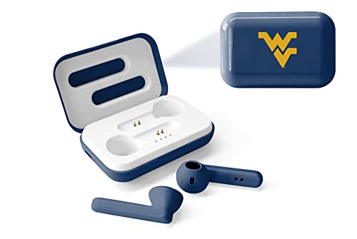 SOAR NCAA True Wireless Earbuds V.4, West Virginia Mountaineers - 757 Sports Collectibles