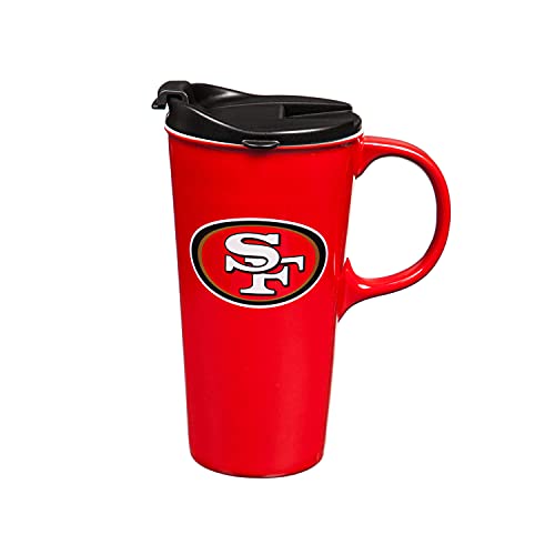 Team Sports America San Francisco 49ers, 17oz Boxed Travel Mug - 757 Sports Collectibles