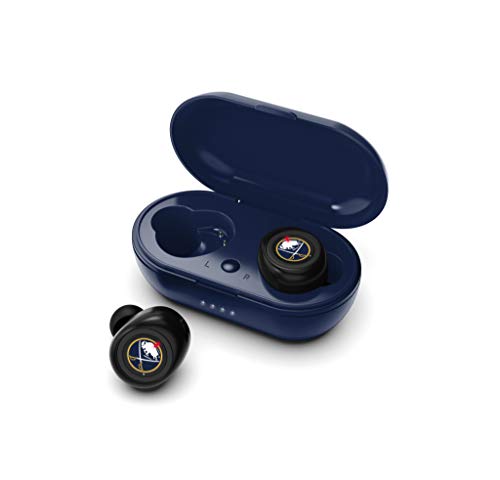 NHL Buffalo Sabres True Wireless Earbuds, Team Color - 757 Sports Collectibles