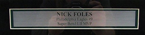 Nick Foles Eagles Super Bowl LII 52 16x20 Inch Photo Framed 131807 - 757 Sports Collectibles