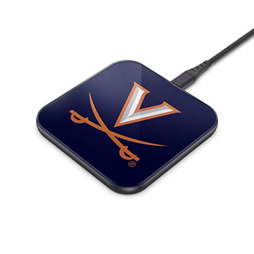 NCAA Virginia Cavaliers Wireless Charging Pad, White - 757 Sports Collectibles