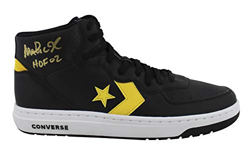 Lakers Magic Johnson"HOF 02" Signed Converse Rival Mid Size 13 Shoes w/Box BAS - 757 Sports Collectibles