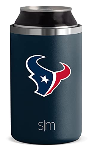 Simple Modern NFL Houston Texans Insulated Ranger Can Cooler, for Standard Cans - Beer, Soda, Sparkling Water and More - 757 Sports Collectibles