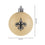 NFL New Orleans Saints 12 Pack Ball Hanging Tree Holiday Ornament Set12 Pack Ball Hanging Tree Holiday Ornament Set, Team Color, One Size - 757 Sports Collectibles