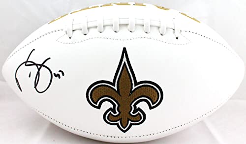 Darren Sproles Autographed New Orleans Logo Football-Beckett W Hologram Black - 757 Sports Collectibles