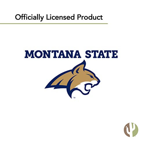 Desert Cactus Montana State University Flag Bobcats MSU Cats Flags Banners 100% Polyester Indoor Outdoor 3x5 (Team Name) - 757 Sports Collectibles