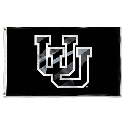 Utah Black Camo Large Outdoor Banner Flag - 757 Sports Collectibles