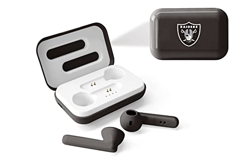 SOAR NFL True Wireless Earbuds V.4, Las Vegas Raiders - 757 Sports Collectibles