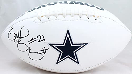 Ezekiel Elliott Autographed Dallas Cowboys Logo Football- Beckett W Hologram - 757 Sports Collectibles