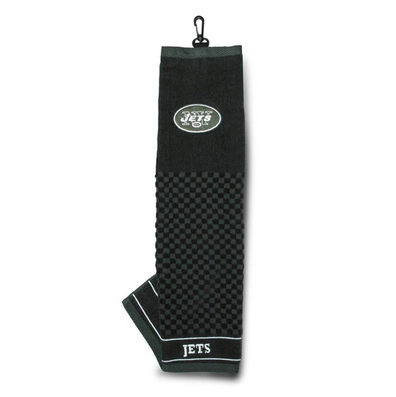 New York Jets Embroidered Golf Towel - 757 Sports Collectibles