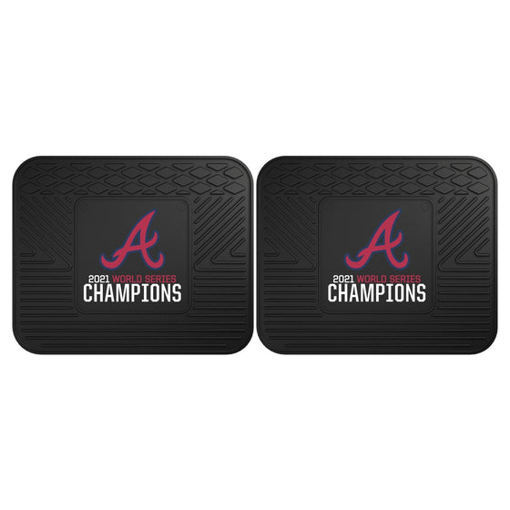 MLB - Atlanta Braves 2021 World Series Champions Utility Mat Set - 757 Sports Collectibles