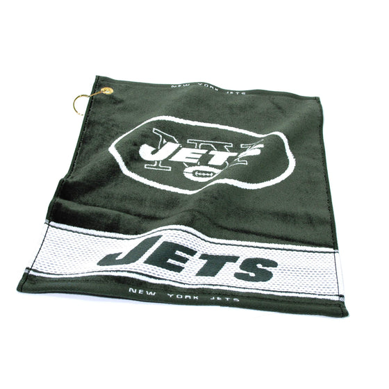 New York Jets Jacquard Woven Golf Towel - 757 Sports Collectibles