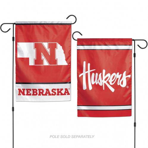 Nebraska Cornhuskers Flag 12x18 Garden Style 2 Sided (CDG) - 757 Sports Collectibles