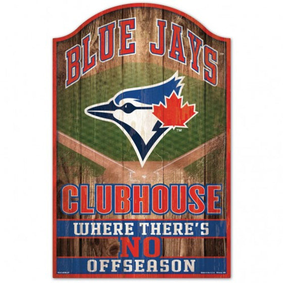 Toronto Blue Jays Sign 11x17 Wood Fan Cave Design - Special Order