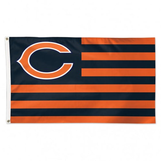 Chicago Bears Flag 3x5 Deluxe Americana Design - Special Order