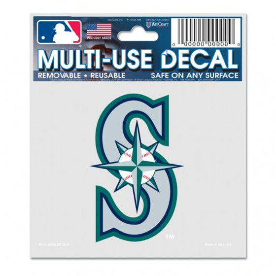 Seattle Mariners Decal 3x4 Multi Use - Special Order