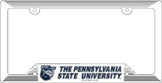 Penn State Nittany Lions License Plate Frame Plastic Special Order