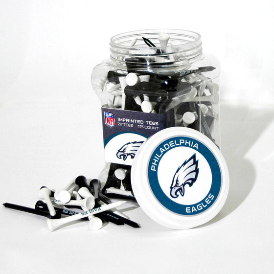 Philadelphia Eagles Jar Of 175 Golf Tees - 757 Sports Collectibles