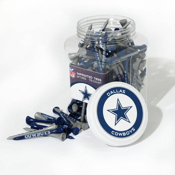 Dallas Cowboys Jar Of 175 Golf Tees - 757 Sports Collectibles