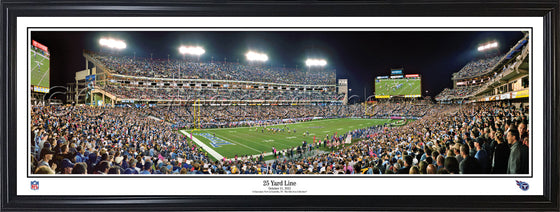 Tennessee Titans 25 Yard Line Panorama Photo Print