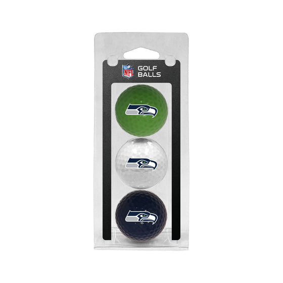 Seattle Seahawks 3 Golf Ball Pack - 757 Sports Collectibles