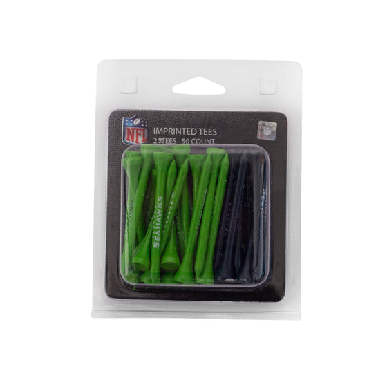 Seattle Seahawks Pack Of 50 Golf Tees - 757 Sports Collectibles