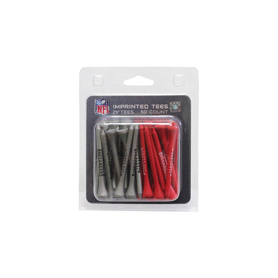 Tampa Bay Buccaneers Pack Of 50 Golf Tees - 757 Sports Collectibles