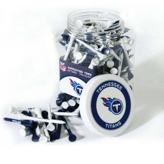 Tennessee Titans Jar Of 175 Golf Tees - 757 Sports Collectibles