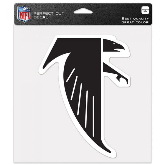 ATLANTA FALCONS / CLASSIC LOGO RETRO PERFECT CUT COLOR DECAL 8" X 8"