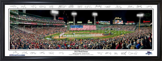 MA-352 Red Sox 2013 World Series Opening Ceremony with signatures - 757 Sports Collectibles