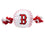 Boston Red Sox Baseball Toy - Nylon w/rope Pets First