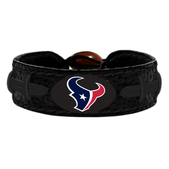 Houston Texans Bracelet Team Color Tonal Black Football CO - 757 Sports Collectibles