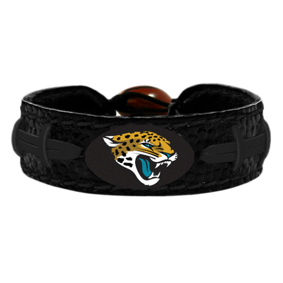 Jacksonville Jaguars Bracelet Team Color Tonal Black Football CO - 757 Sports Collectibles