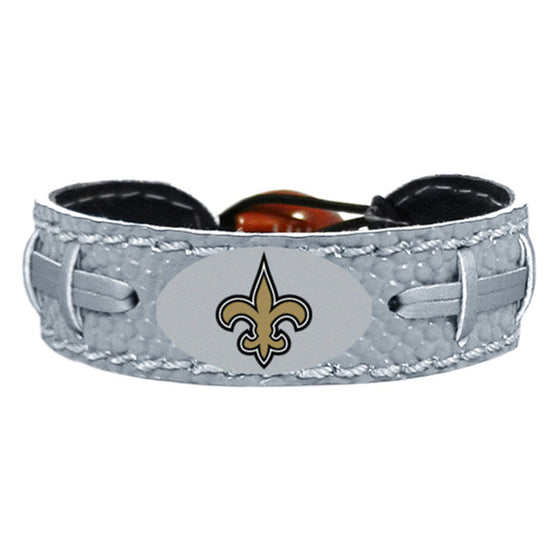 New Orleans Saints Bracelet Reflective Football CO - 757 Sports Collectibles