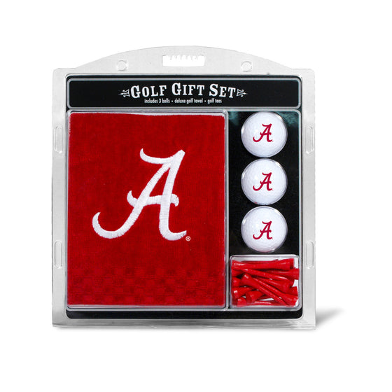 Alabama Crimson Tide Golf Gift Set with Embroidered Towel - 757 Sports Collectibles