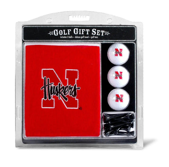 Nebraska Cornhuskers Golf Gift Set with Embroidered Towel - 757 Sports Collectibles
