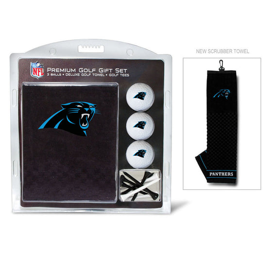 Carolina Panthers Golf Gift Set with Embroidered Towel - 757 Sports Collectibles
