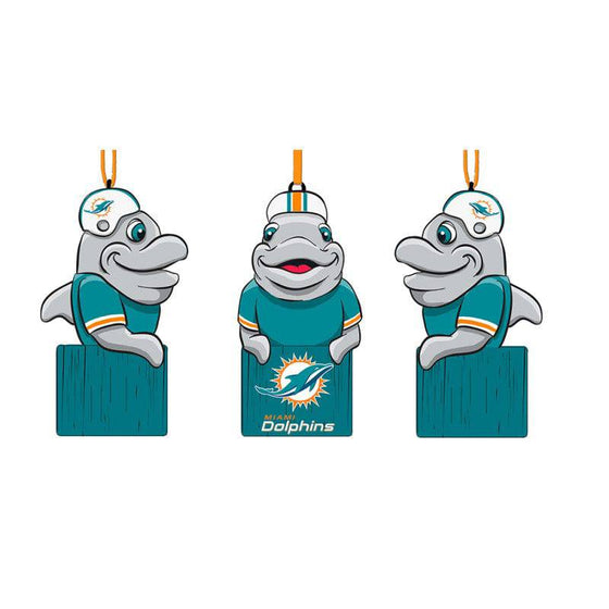 Miami Dolphins Mascot Ornament - 757 Sports Collectibles