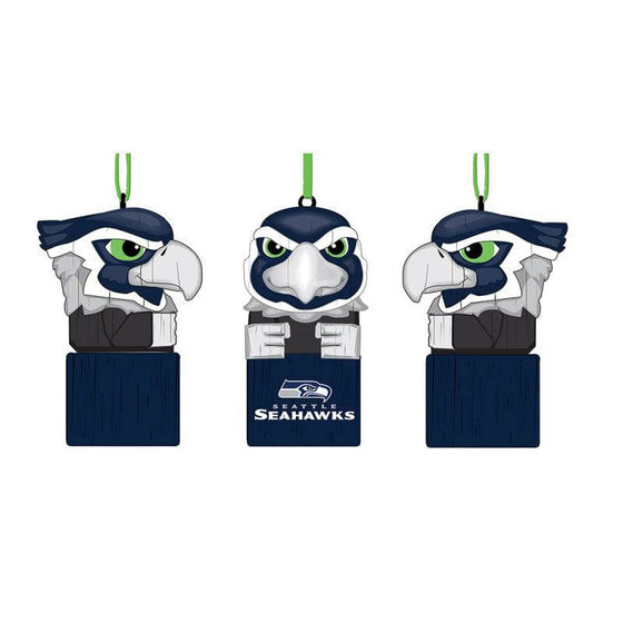 Seattle Seahawks Mascot Ornament - 757 Sports Collectibles