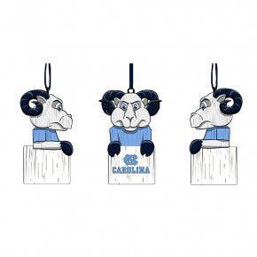 North Carolina UNC Tarheels Mascot Ornament - 757 Sports Collectibles